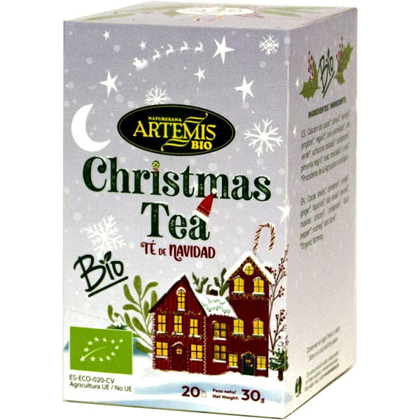 Artemis Bio Christmas Tea Infusion 20 Envelopes Orgânicos