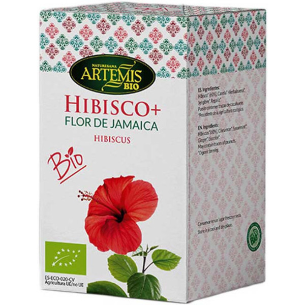 Artemis Bio Hibiscus+fleur d'hibiscus Infusion 20 unités Bio