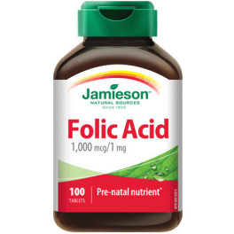 Jamieson Acido Folico 1mg 100 Comp