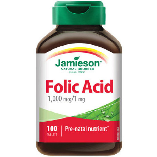 Jamieson Acide Folique 1mg 100 Comp