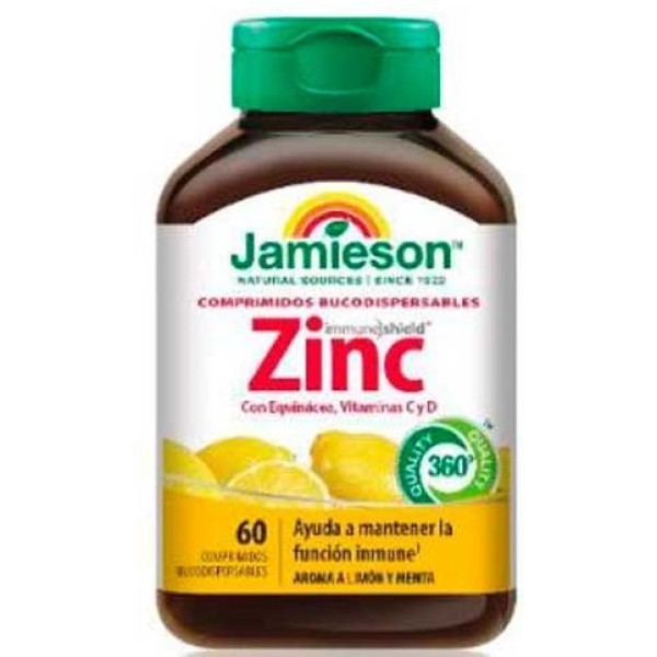 Jamieson Pastillas Zinc Con Vit C Y D 60 Comp