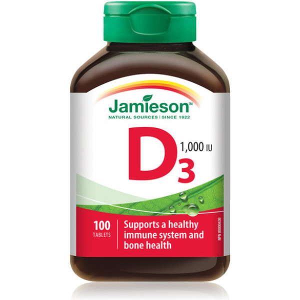 Jamieson Vitamina D3 1000 Ui 100 Comp