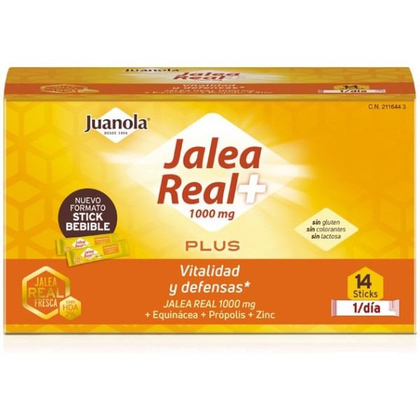 Juanola Geléia Real Plus 10 Ml 14 Sob