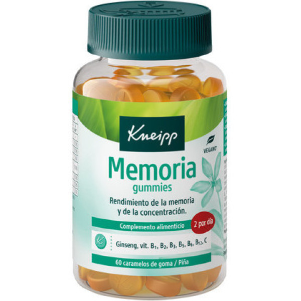 Kneipp Memoria 60 Gummies Piña