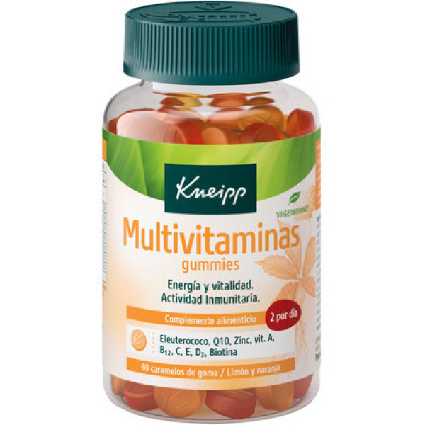 Kneipp Multivitaminas 60 Gomas Limão e Laranja