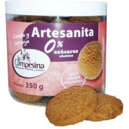 La Campesina Galletas Artesanita Canela Y Naranja 350 Gr S/a