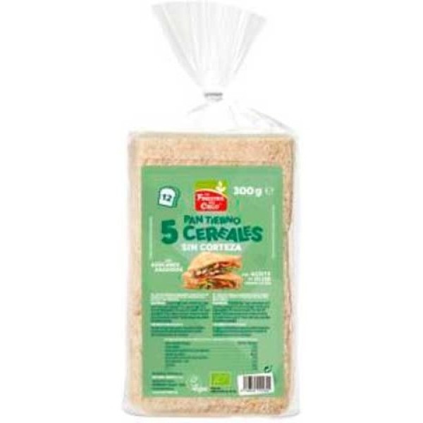 La Finestra Sul Cielo Pan De Molde 5 Cereales Sin Corteza 300 Gr Bio