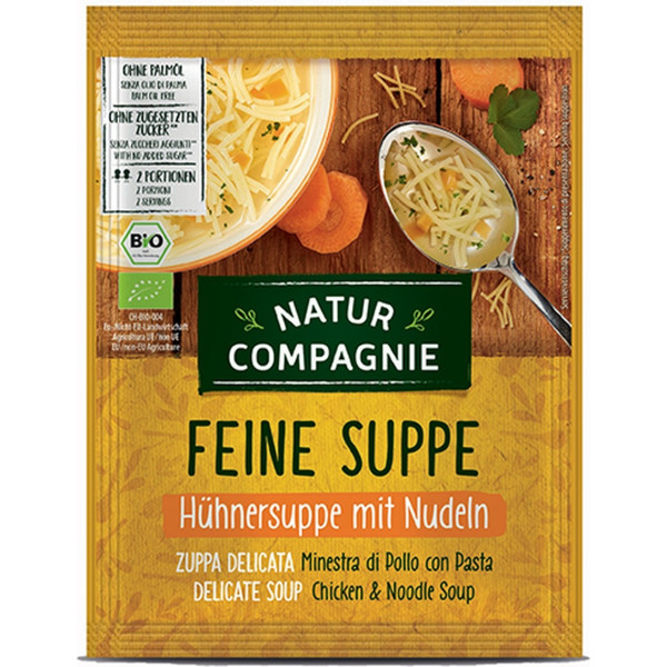 Natur Compagnie Soupe Instantanée Poulet Nouilles 12 Sobx40 Gr