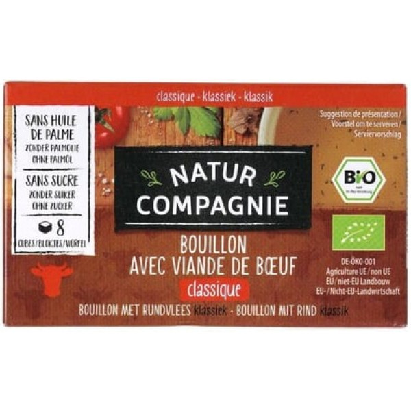 Natur Compagnie Natur Companier Bouillon de Boeuf 12x8 Comprimés Bio