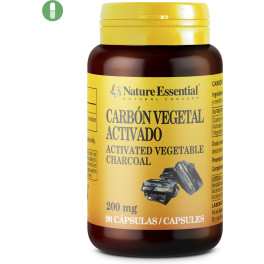 Nature Essential Carbón Vegetal Activado 200 Mg 90 Caps