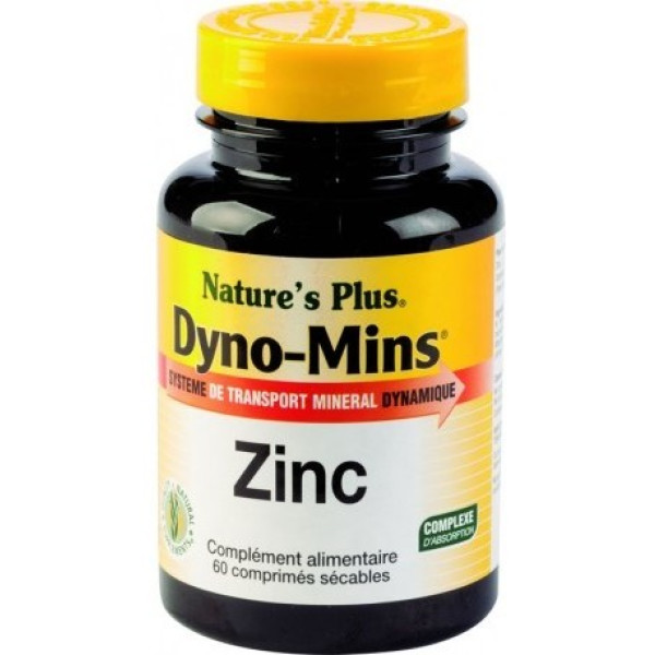 Natures Plus Dyno-mins Zinco 15 Mg 60 Comp