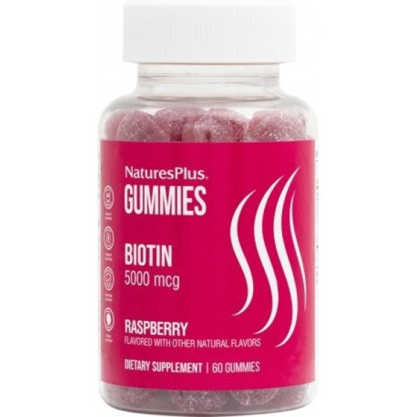 Natures Plus Gummies Biotina 60 caramelle gommose