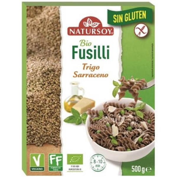 Natursoy Boekweit Fusilli 500 Gr Bio Sg