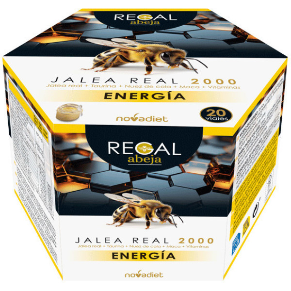 Novadiet Regal Bee Energy Gelée Royale 2000 20 Ampoules