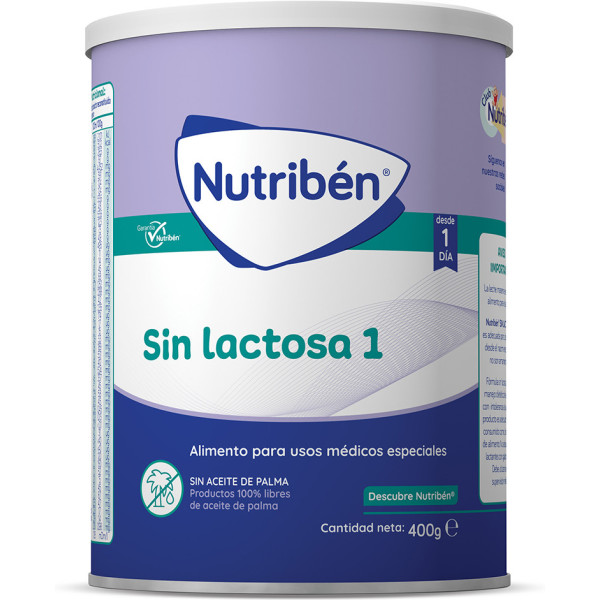 Nutriben 1 Lait Sans Lactose Pot 400 Gr