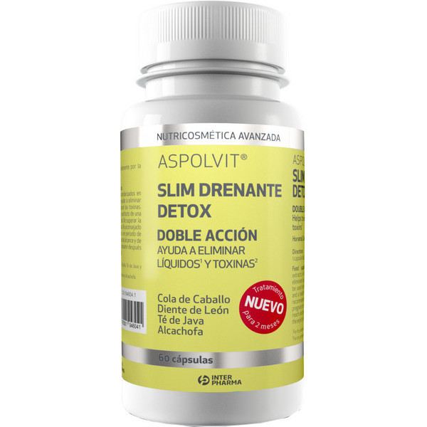 Aspolvit Slim Aftappen Detox 60 Caps