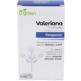 B.green Valeriana 5-complexo 30 Cápsulas