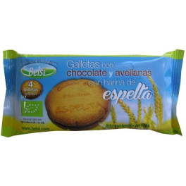 Belsi Biscuits d'Épeautre au Chocolat et Noisettes 4 unités