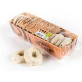 Belsi Witte Chocolade Ringen 250 G Biologisch