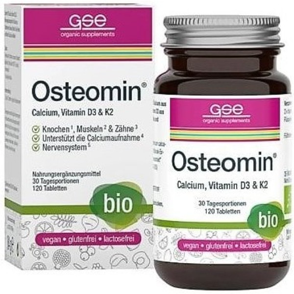 Gse Osteomin 120 Comp Bio Vegan