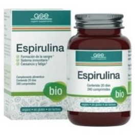 Gse Espirulina 240 Comp Bio Vegan