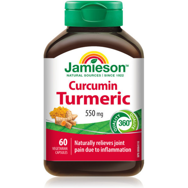 Jamieson Curcuma 550mg 60 Caps Végétal