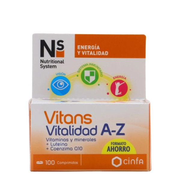 Ernährungssystem Ns Vitans Vitality A-z 100 Comp