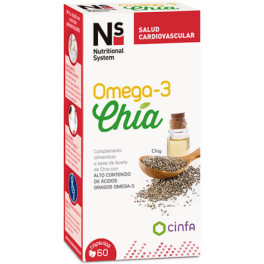 Ernährungssystem Ns Omega 3 Chia 60 Kapseln