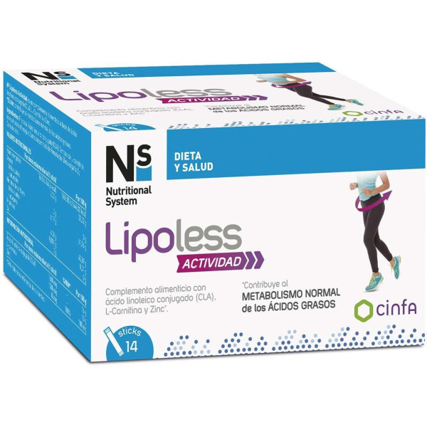 Nutritional System Ns Lipoless Activity 14 Sticks