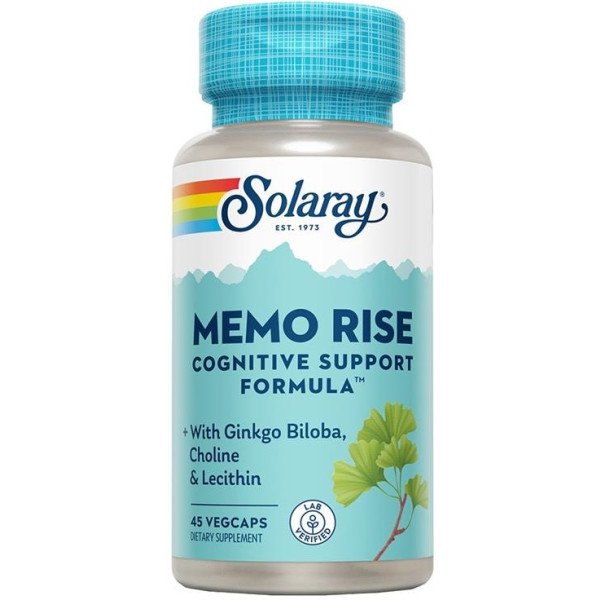 Solaray Memo Rise 45 cápsulas vegetais