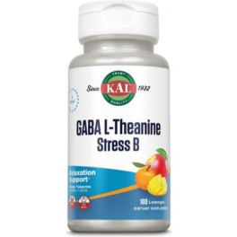 Solaray Gaba L-théanine Stress B 100 Comp