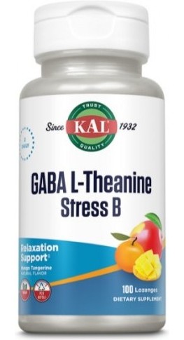 Solaray Gaba L-theanine Stress B 100 Comp
