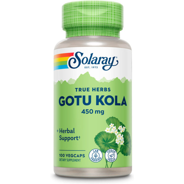 Solaray Gotu Kola 450mg 100 Vcaps