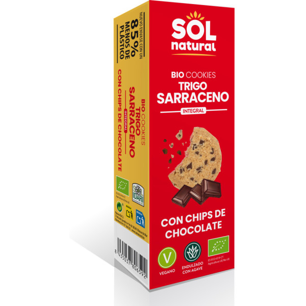 Solnatural Cookies De Trigo Sarraceno Y Chocolate 13kg. Bio