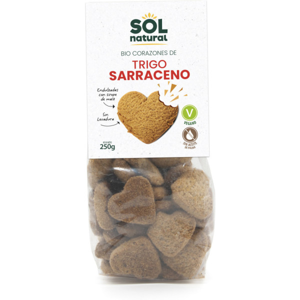 Solnatural Corazones De Trigo Sarraceno Con Sirope Maiz 250gr