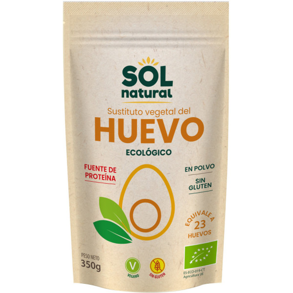 Solnatural Sostituto Vegetale dell'Uovo in Polvere 350 Gr Bio