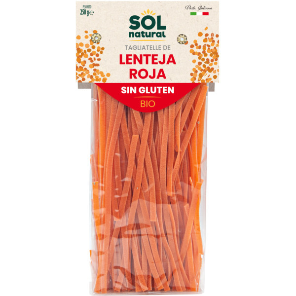 Solnatural Rode Linzen Tagliatelle 250 Gr Bio Sg