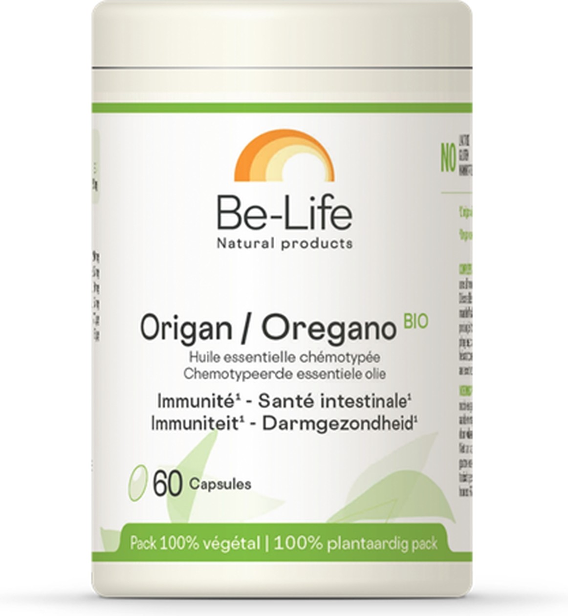 Be-Life OréGano 60 Caps Bio-image