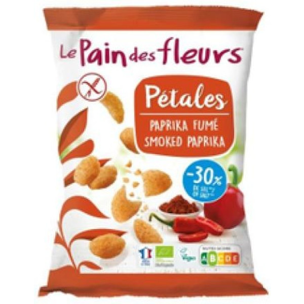 Le Pain Des Fleurs Chips Bloemblaadjes Paprika 75 Gr Bio Sg Vegan