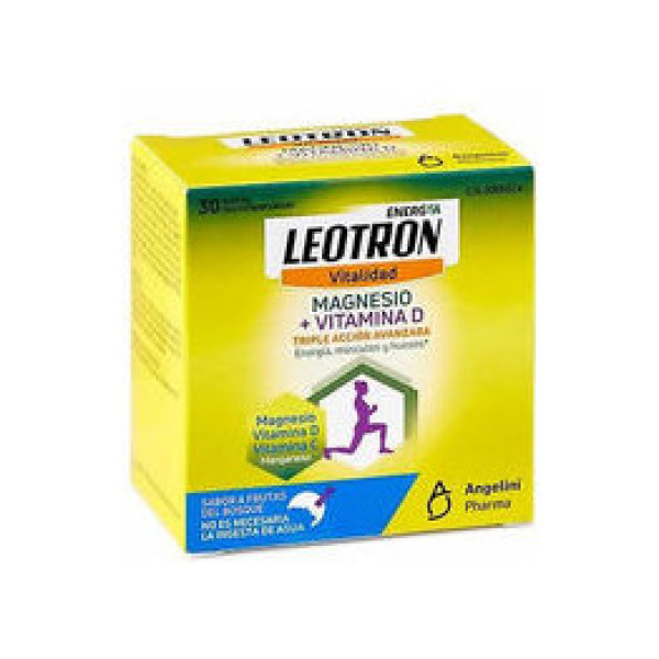 Leotron Mag + Vit D 30 bastoncini