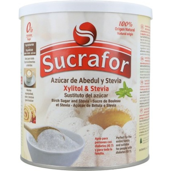 Sucrafor (açúcar de bétula e Stevia) 300 Gr