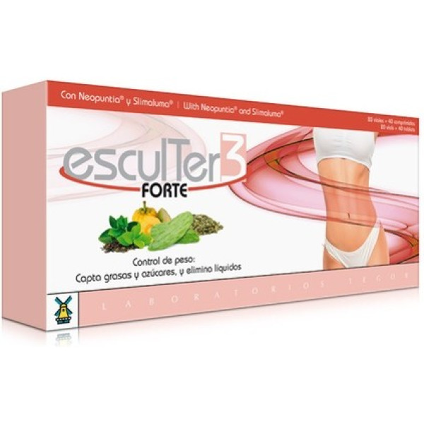 Tegor Esculter 3 Forte 40comp + 20 Fiale