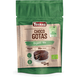 Torras Gotas De Chocolate 70% Cacao 200 Gr Bio Sg Vegan