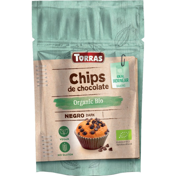 Torras Mini Pure Chocoladestukjes 200 G Bio Sg Veganistisch