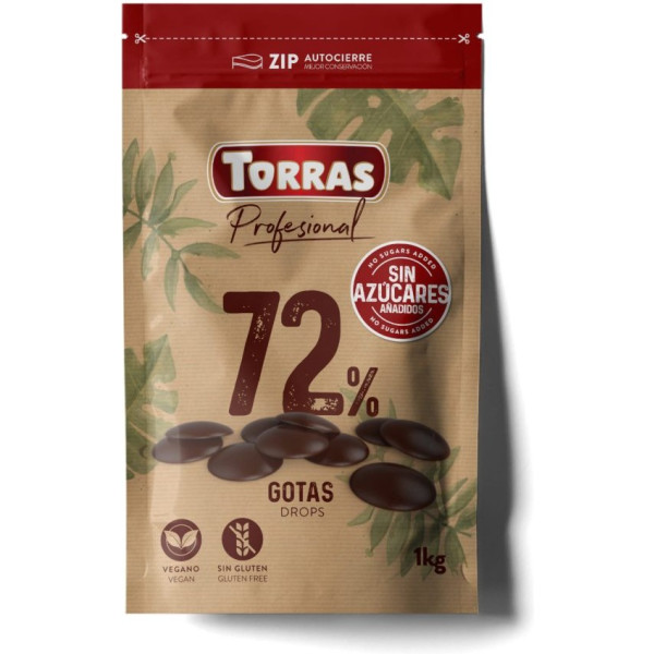 Torras Gota 72% Cacao 1 Kg