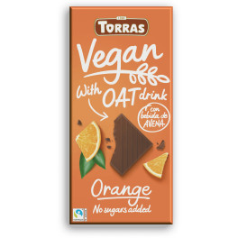 Torras Chocolate Avena Y Naranja 100 Gr Vegan