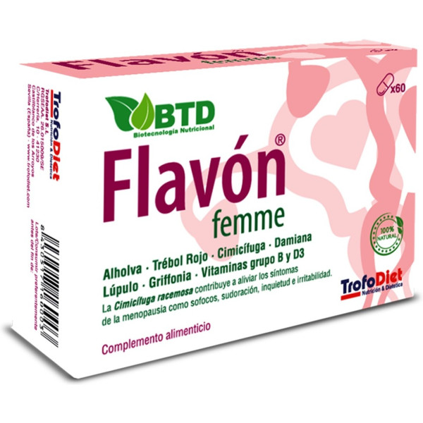 Trofodiet Btd Trofodiet Flavon Femme 60 Cap