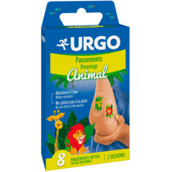 Urgo Animal Kids Tatto 8 Apositos