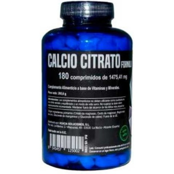 Vbyotics Formule de citrate de calcium 180 Comp