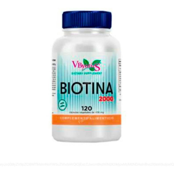 Vbyotics Biotin 2000 Mcg 120 V Kapseln